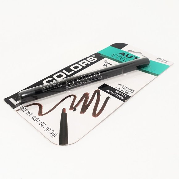 LA Colors Smudge Proof Black/Brown Auto Eyeliner - Picture 2 of 4